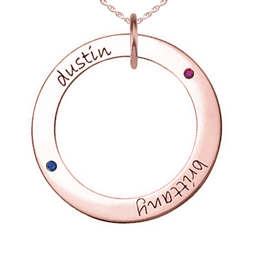 Two Birthstones Disc