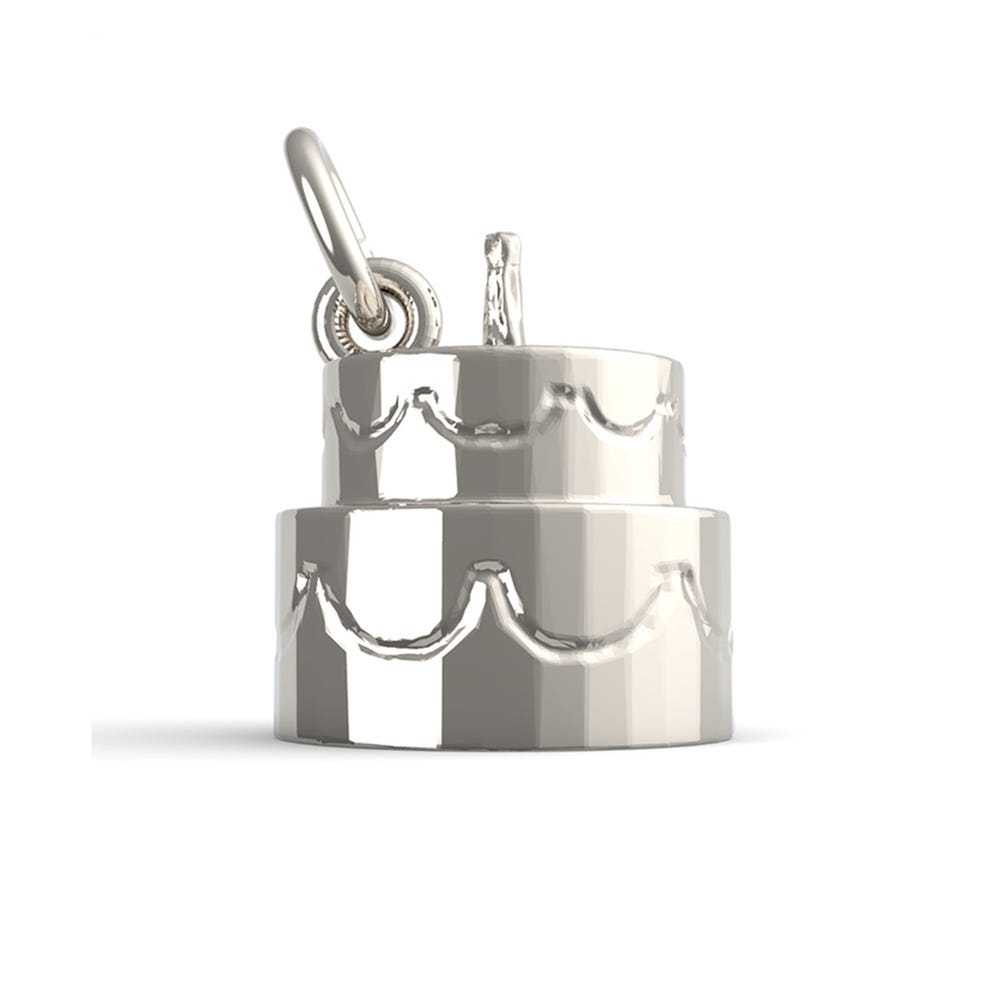 Two-Tier Cake with Candle Charm