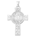 Saint John the Baptist Cross Religious Medal