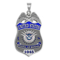Personalized Federal Air Marshal Badge with Your Number and Enamel
