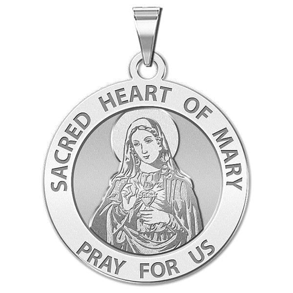 Sacred Heart of Mary Religious Medal