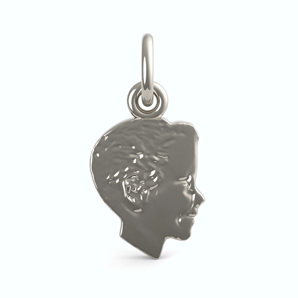 Boys Head Accent Charm(6042)