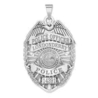 Personalized New Hampshire Police Badge with Your Rank, Number & Department
