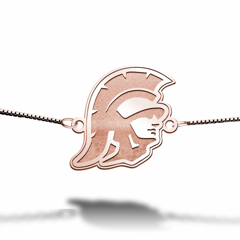 Usc Trojan Head Bracelet