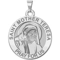 Saint Mother Teresa Religious Medal in Laser