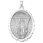 Virgin Mary Paratrooper Religious Medal
