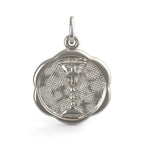 Communion Chalice Scalloped Disc Charm