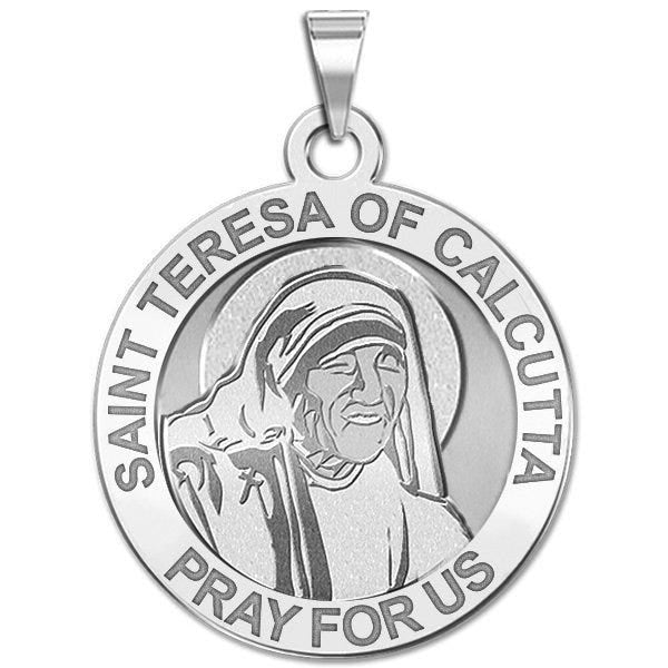 Saint Teresa Of Calcutta Religious Medal In Laser