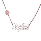 Saint Clare Of Assisi Custom Name Necklace