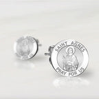 Saint Agnes Of Rome Earrings