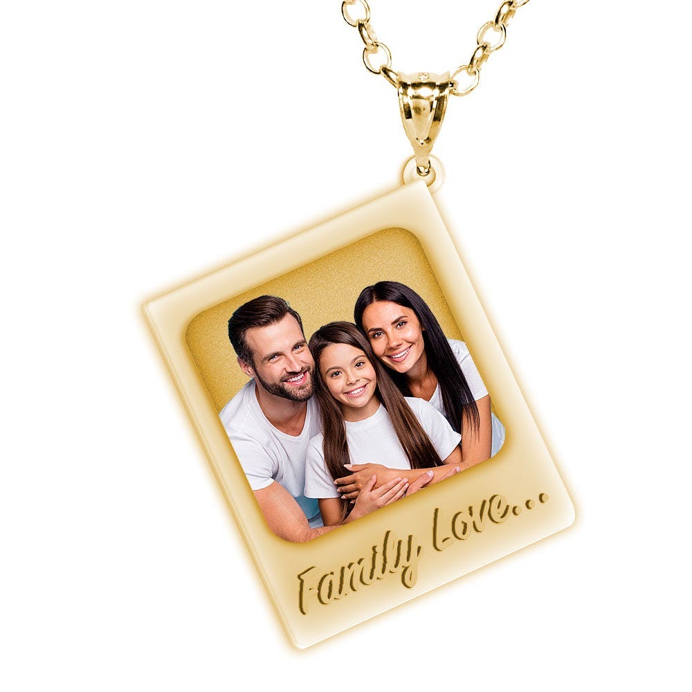 Polaroid Photo Pendant