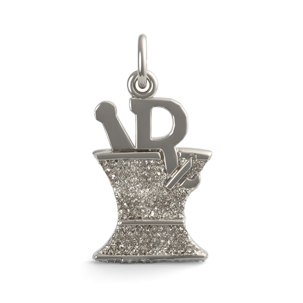 Pharmacy Mortar & Pestle Charm