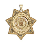 Personalized Colorado State Patrol Badge with Your Number
