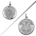 Saint Christopher Double Sided Us Army Religious Medal