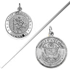 Saint Christopher Double Sided Us Army Religious Medal