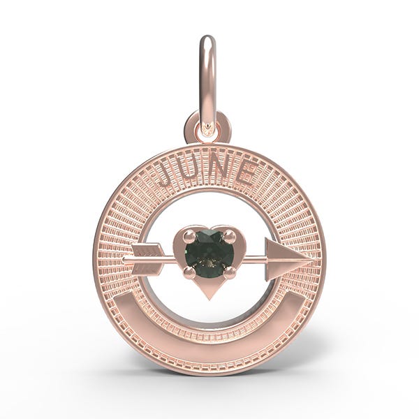 June Love Birthstone Charm