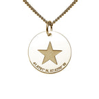 Longitude, Latitude Keepsake Disc Charm