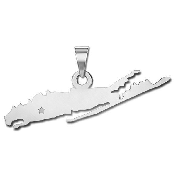 Personalized New York - Long Island Pendant or Charm