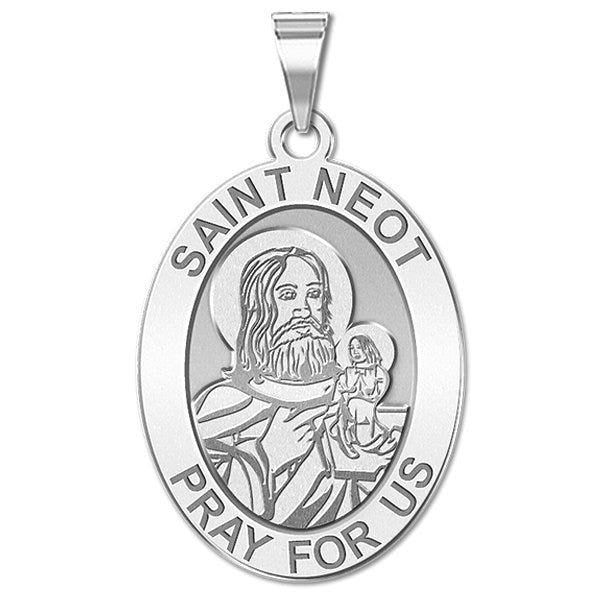 Saint Neot Oval Religious Medal