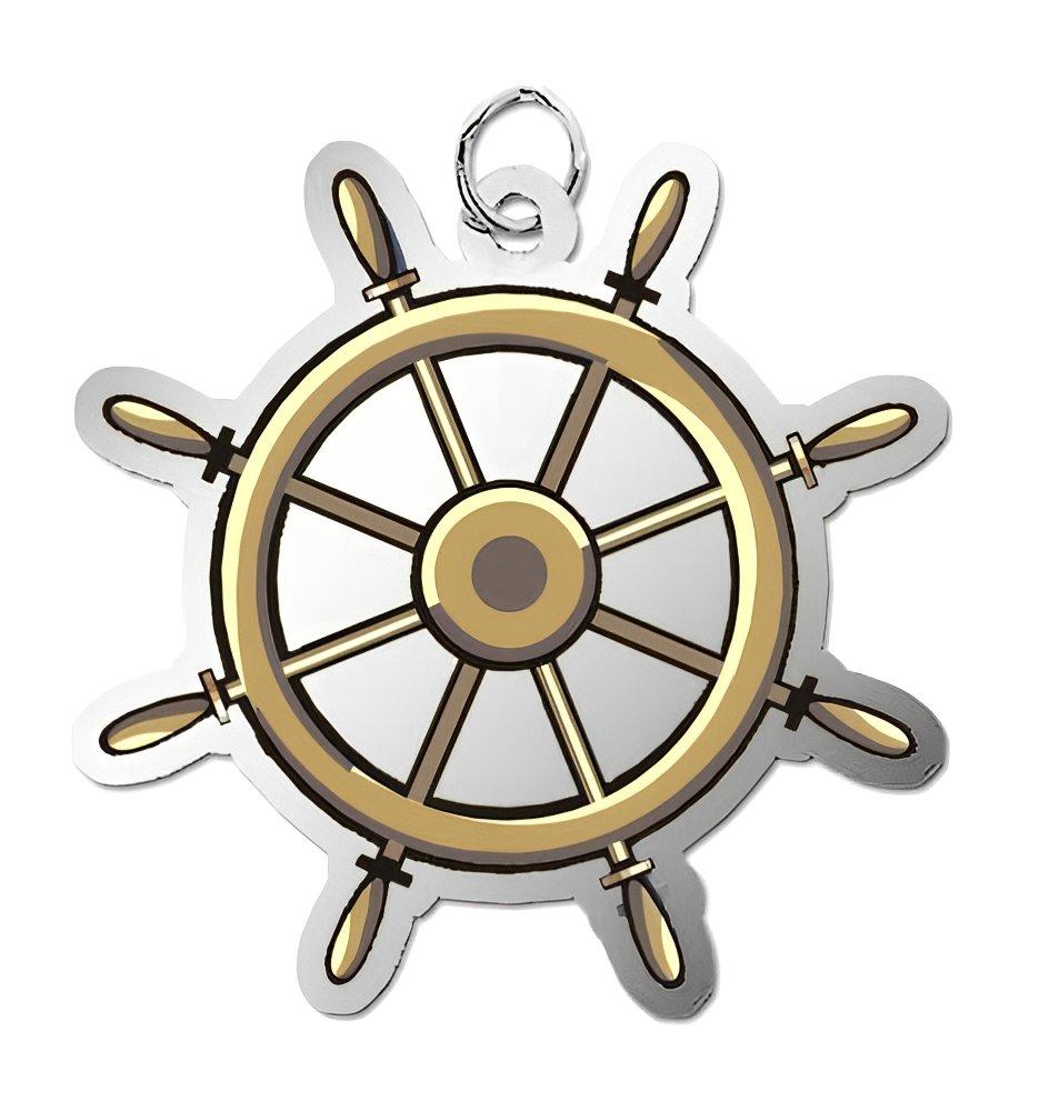 Ship Wheel Charm