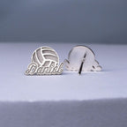 Personalized Volleyball Earrings