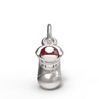 January Baby Shoe Charm