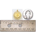 14K Gold Saint Theresa Religious Medal