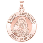 Saint Anthony Round Religious Medal