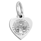 Saint Francis Protect My Cat Heart Tag