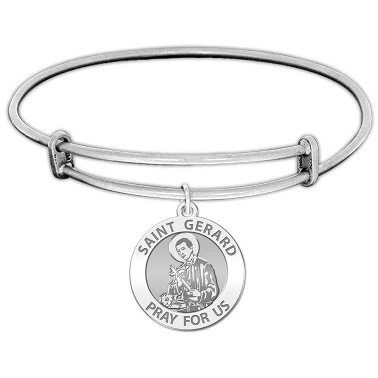 Expandable Bracelet With Saint Gerard Charm