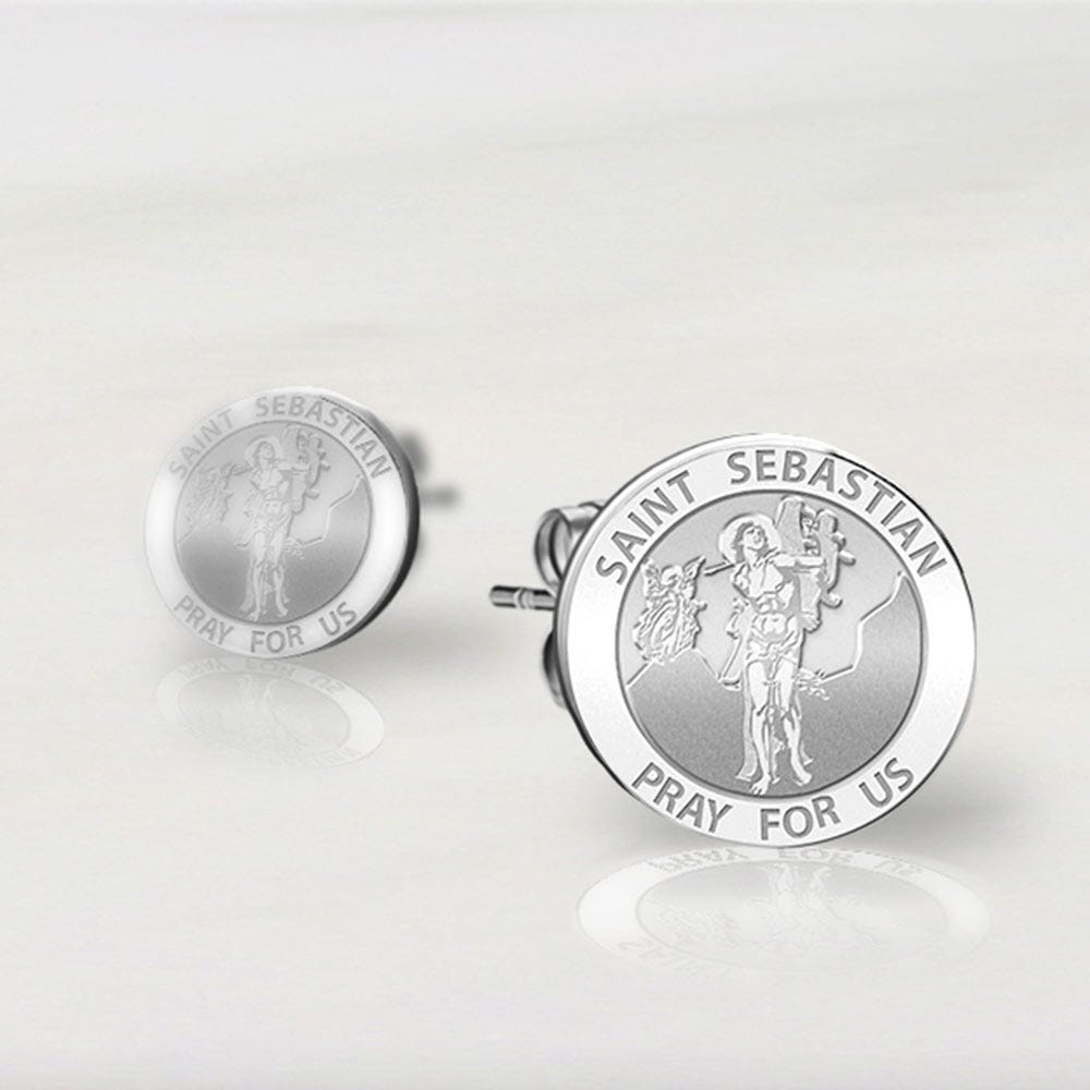Saint Sebastian Earrings