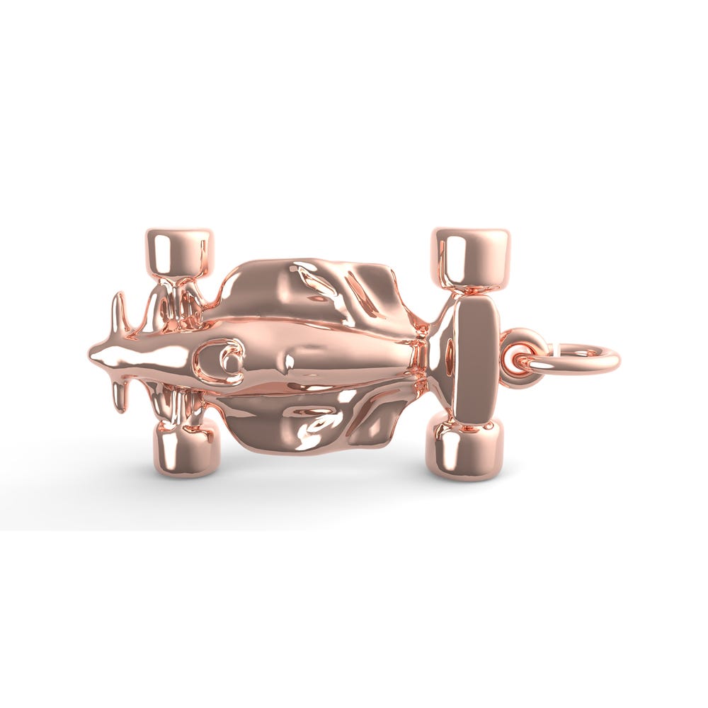 278 File Data Open Wheel Race Car Charm(6434) | PicturesOnGold.com