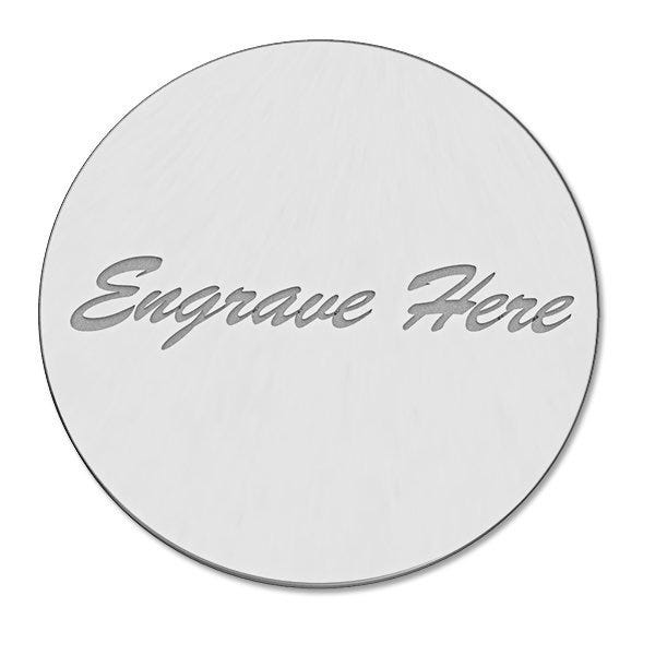 Personalized Engravable Golf Ball Marker