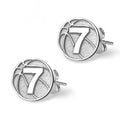Personalized Basketball Earrings with Any Number
