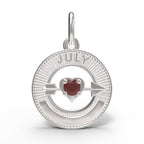 July Love Birthstone Charm