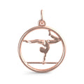Gymnast On Balance Beam Charm