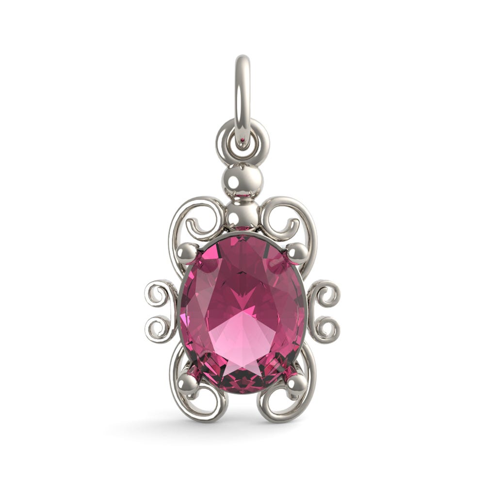 Filigree October Stone Charm(4764-010)