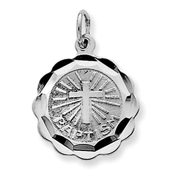 Baptism Round Charm