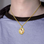 Saint Nicholas Oval Religious Medal "Color"