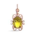 Filigree August Stone Charm(4764-008)