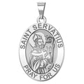 Saint Servatius Oval Religious Medal