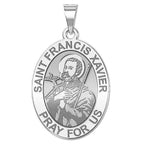 Saint Francis Xavier Oval Religious Medal