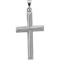 Center-Rib Cross Pendant