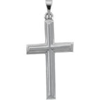 Center-Rib Cross Pendant