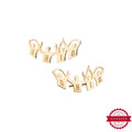 Pair of Ohio State Silhouette Earrings