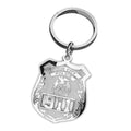 Personalized Police Badge Keychain with Badge & Department