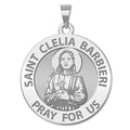 Saint Clelia Barbieri Round Religious Medal