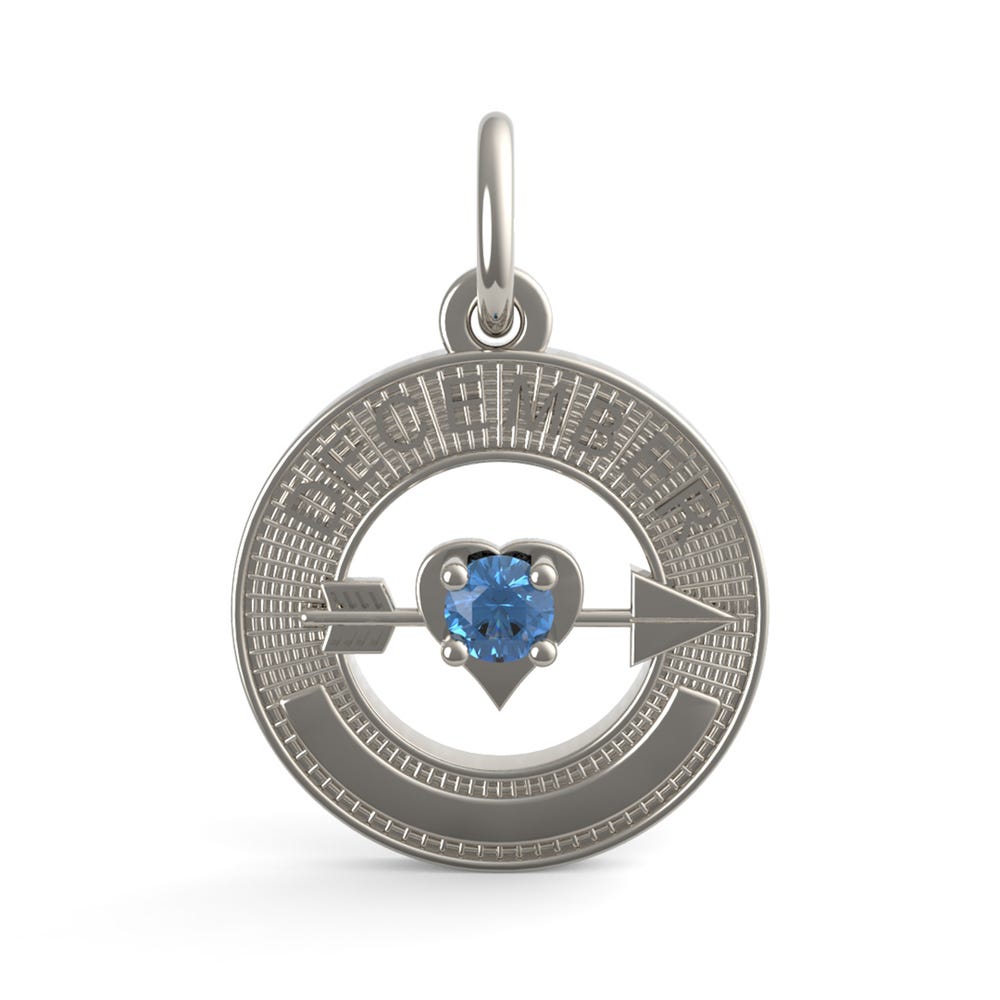December Love Birthstone Charm (3342)
