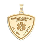Personalized Certified EMT with Your Department Pendant