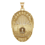 Personalized Louisville Kentucky Police Badge with Your Rank and Number